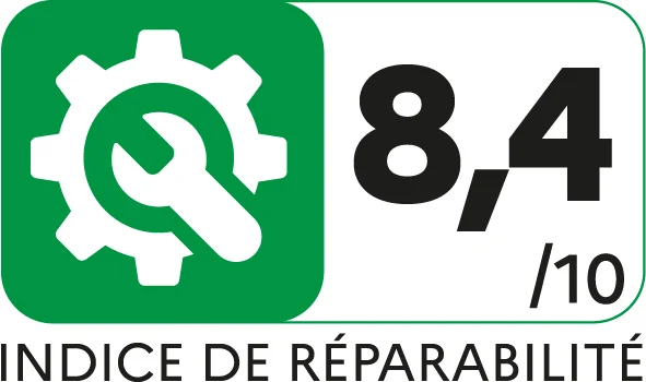 8.4/10 Indices réparabilité